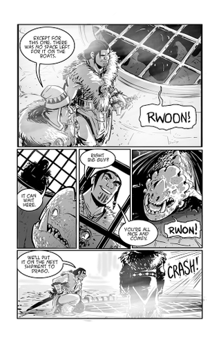 Illustration for article titled See The Alternate Opening Of How To Train Your Dragon 2 In Comic Form